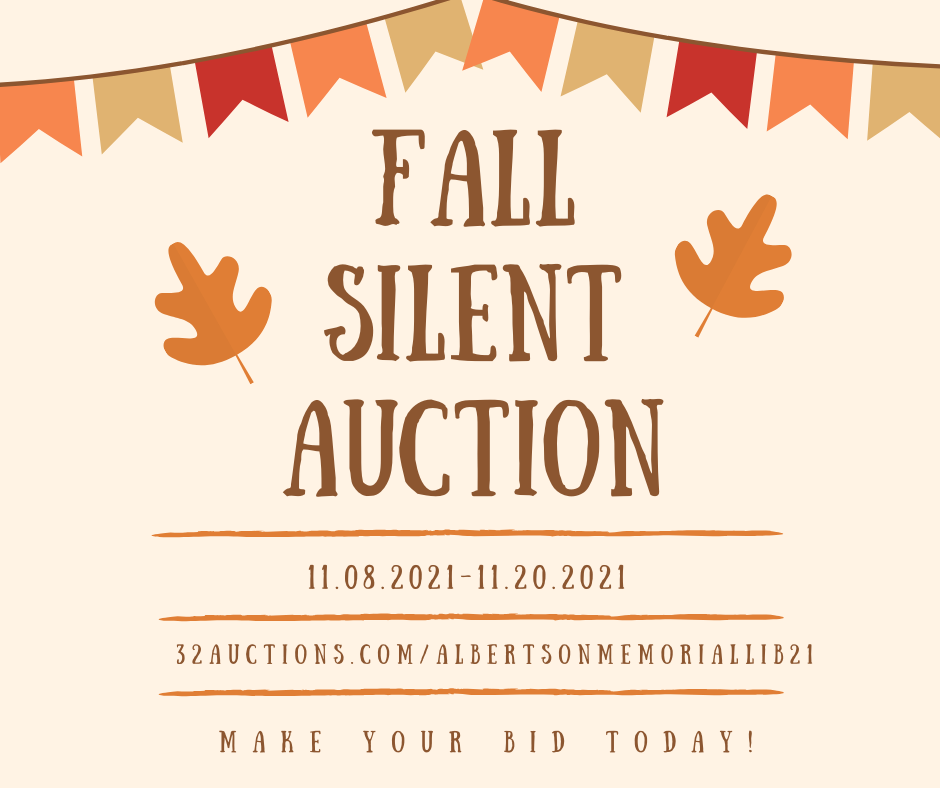 annual-fall-silent-auction-albertson-memorial-library